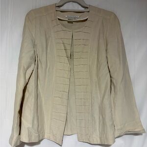 WinterSilks Women's Cream Blazer